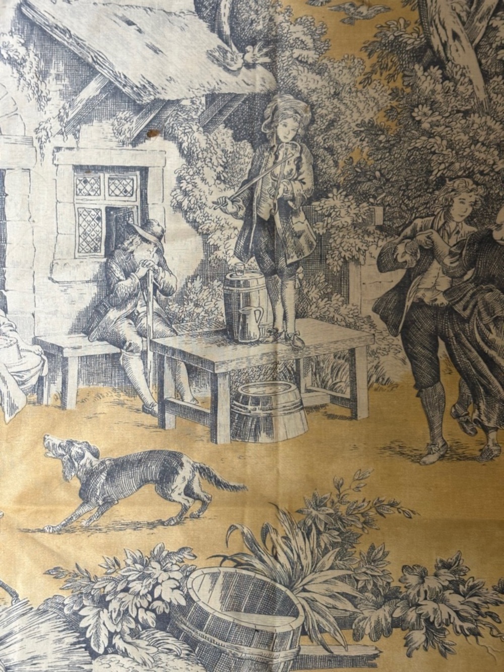 Vintage Kravet Toile Fabric